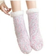 thumbnail image 1 of Diufon Womens Fuzzy Socks Soft Thickened Fleece Warm Socks Non Slip Fall Winter Plush Slipper Home Socks, 1 of 4