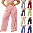thumbnail image 1 of Diufon Womens Pajama Pants Plus Size Elastic Waist Soft Casual Pants Lightweight Homewear Bottoms Sleep Pants, 1 of 7