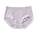thumbnail image 1 of Diufon Womens Panties Elastic High Waist Soft Underpants Solid Color Full Coverage Brief, 1 of 4