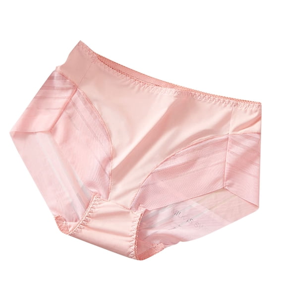 Diufon Womens Plus Size Briefs Solid Color High Waist Underwear Full Coverage Breathable Panties