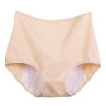 thumbnail image 1 of Diufon Womens Plus Size Underwear High Waist Full Coverage Briefs Solid Color Breathable Cotton Panties, 1 of 4