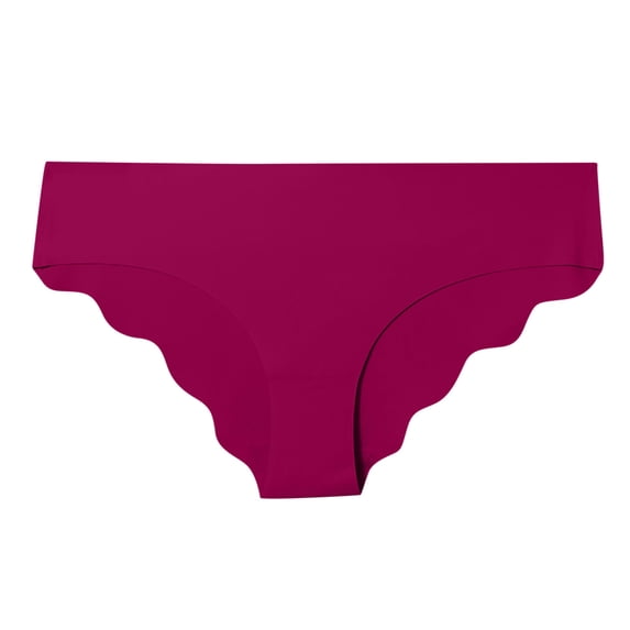 Diufon Womens Silk Underpants Solid Color Half Coverage Soft Brief Elastic Waist Panties