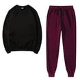 thumbnail image 1 of Diufon Womens Solid Color Sweatsuits Sets Athletic Long Sleeve Pullover Tops and Sweatpants Sport Matching Suits, 1 of 5