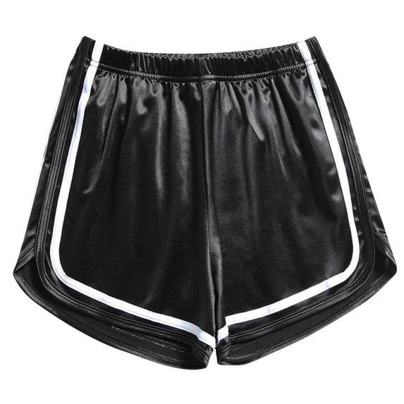 Diufon Womens Sports Shorts Summer Color Block Jogger Shorts Elastic Waist Athletic Shorts