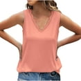 thumbnail image 1 of Diufon Womens Summer Tank Tops Loose Lace V Neck Sleeveless Tops Dressy Casual Shirts Beach Vacation Blouse, 1 of 5