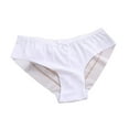 thumbnail image 1 of Diufon Womens Underpant Solid Color Half Coverage Soft Brief Elastic Bow Waist Panties, 1 of 3