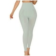 thumbnail image 1 of Diufon Womens Yoga Pants Solid Color Seamless Legging Pants High Waist Breathable Pants, 1 of 3