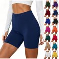 thumbnail image 1 of Diufon Yoga Shorts for Women Elastic High Waist Seamless Gym Shorts Casual Running Shorts for Under Dresses, 1 of 8