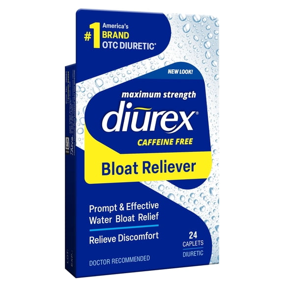 Diurex Max Water Caplets Caffeine Free - 24 Caplets