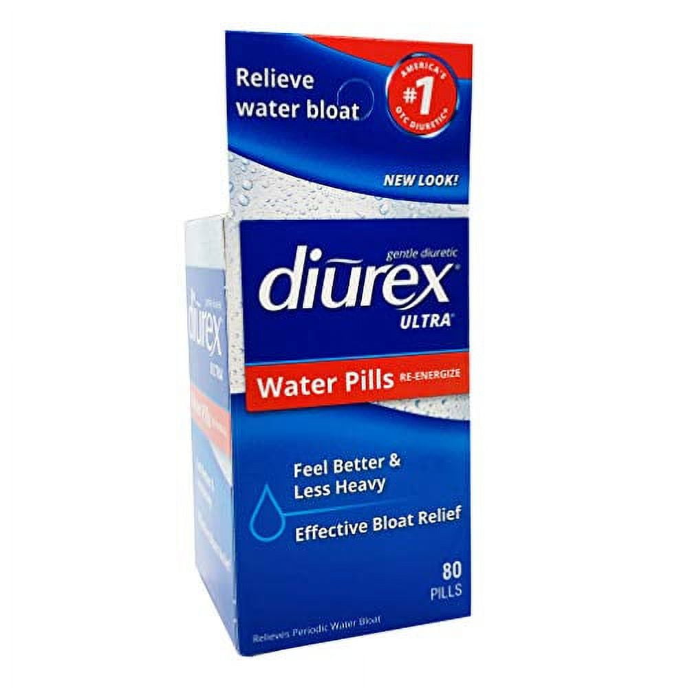 Diurex Ultra Water Pills Anti Retention Fluid Reducer Relieve Bloat & Feel Less Heavy 80