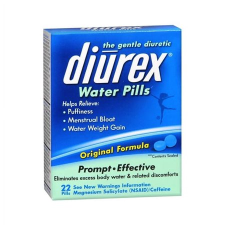 Diurex Water Pills, Advanced Formula - 22 Ea, 3 Pack