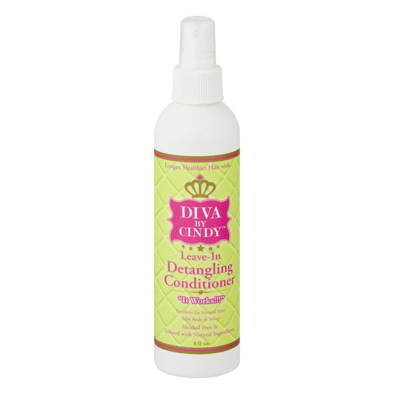 Diva By Cindy Leave-In Detangling Conditioner, 8 oz