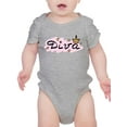 thumbnail image 1 of Diva Pink Stars Crown Bodysuit Infant -Smartprints Designs,  6 Months, 1 of 4