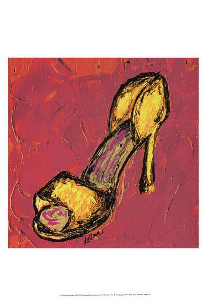 Diva Shoe I by Deann Hebert Fine Art Poster Print by Deann Hebert (13 x