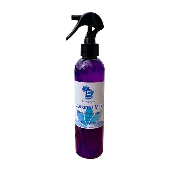 Diva Stuff Coconut Milk Spray Pump Leave in Conditioner,Coconut Cream Pie 8oz