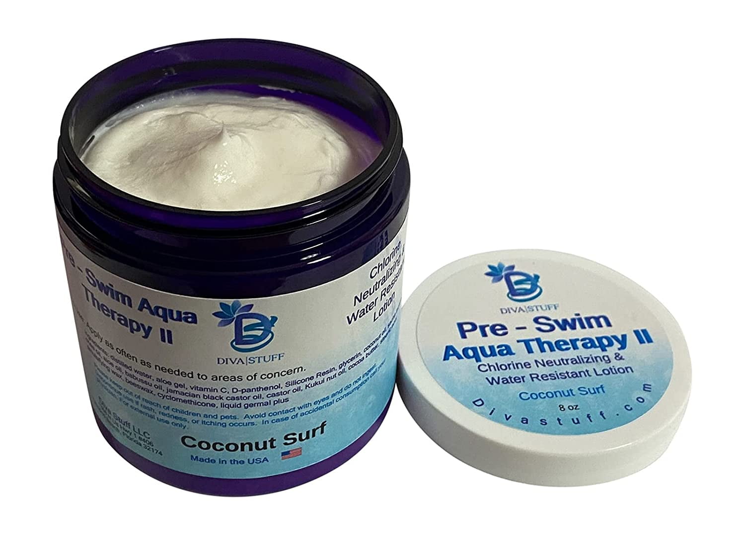 Diva Stuff PreSwim Aqua Therapy Chlorine Neutralizing Body Lotion