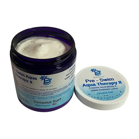 Diva Stuff Pre-Swim Aqua Therapy Chlorine Neutralizing Body Lotion (Coconut Surf)