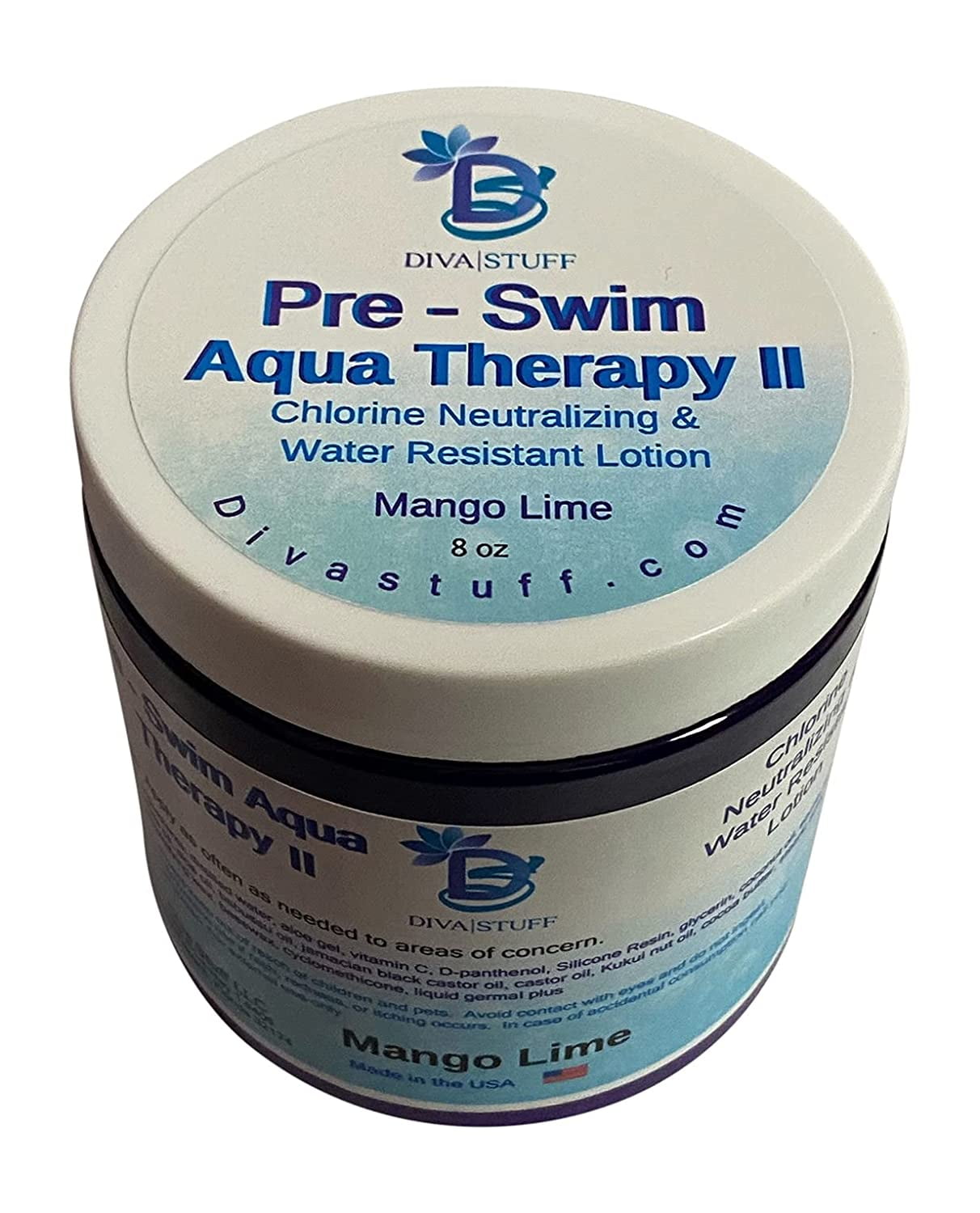 Diva Stuff PreSwim Aqua Therapy Chlorine Neutralizing Body Lotion