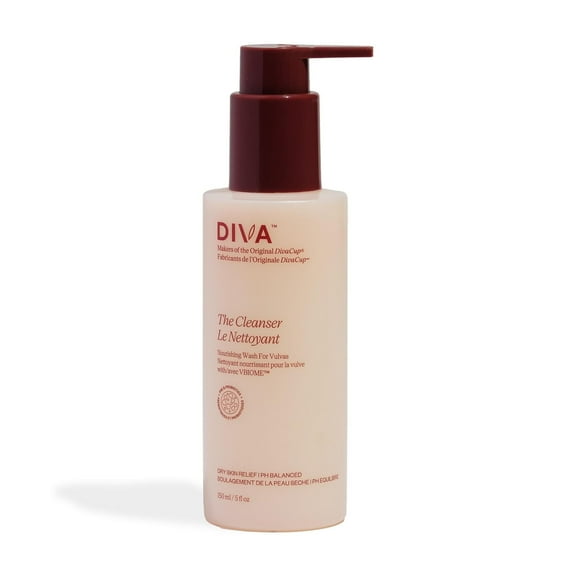 DIVA Cleanser - Gentle, Fragrance-Free & Plant-Based Formula for Daily Freshness - Help Maintain pH Balance - Helps Prevent Dryness & Moisture Loss - Helps Support Healthier Microbiome - 150 mL