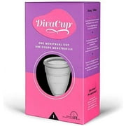 DivaCup Menstrual Cup Leak Free BPA Free- Model 1,for Women under 30 Years Old