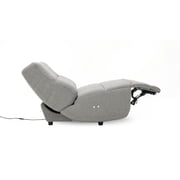 Divani Casa Basil - Modern Grey Fabric Small Electric Recliner Chair