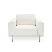 Divani Casa Schmidt - Modern Off White Fabric Chair