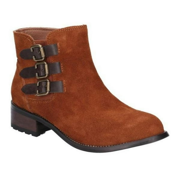 Divaz Womens Lexi Slip On Buckle Boot