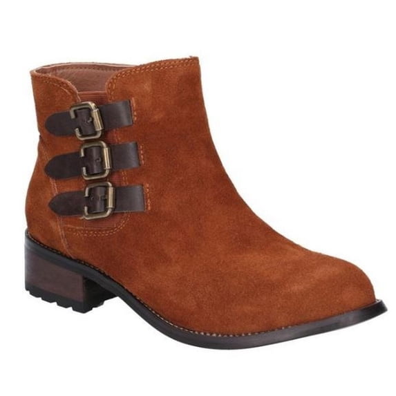 Divaz Womens Lexi Slip On Buckle Boot