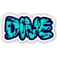 thumbnail image 1 of Dive - 5" Vinyl Sticker - For Car Laptop I-Pad - Waterproof Decal, 1 of 1