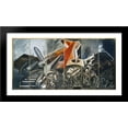 thumbnail image 1 of Dive Bomber and Tank 40x22 Large Black Wood Framed Print Art by Jose Clemente Orozco, 1 of 2