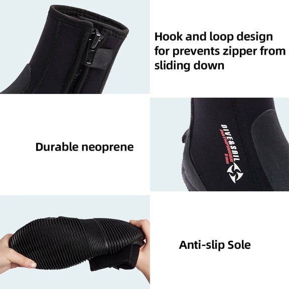 Dive Boot Boot Neoprene Dive Boots Anti-slip Surf Booties Diving Boots for Sailing Snorkeling Boating