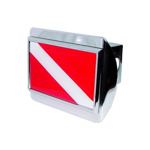 Dive Flag Metal Hitch Covers