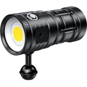 Genwiss Dive Light, 3000 Lumens, 100M Waterproof Underwater Video Light, Type-C Charging, Professional Lighting