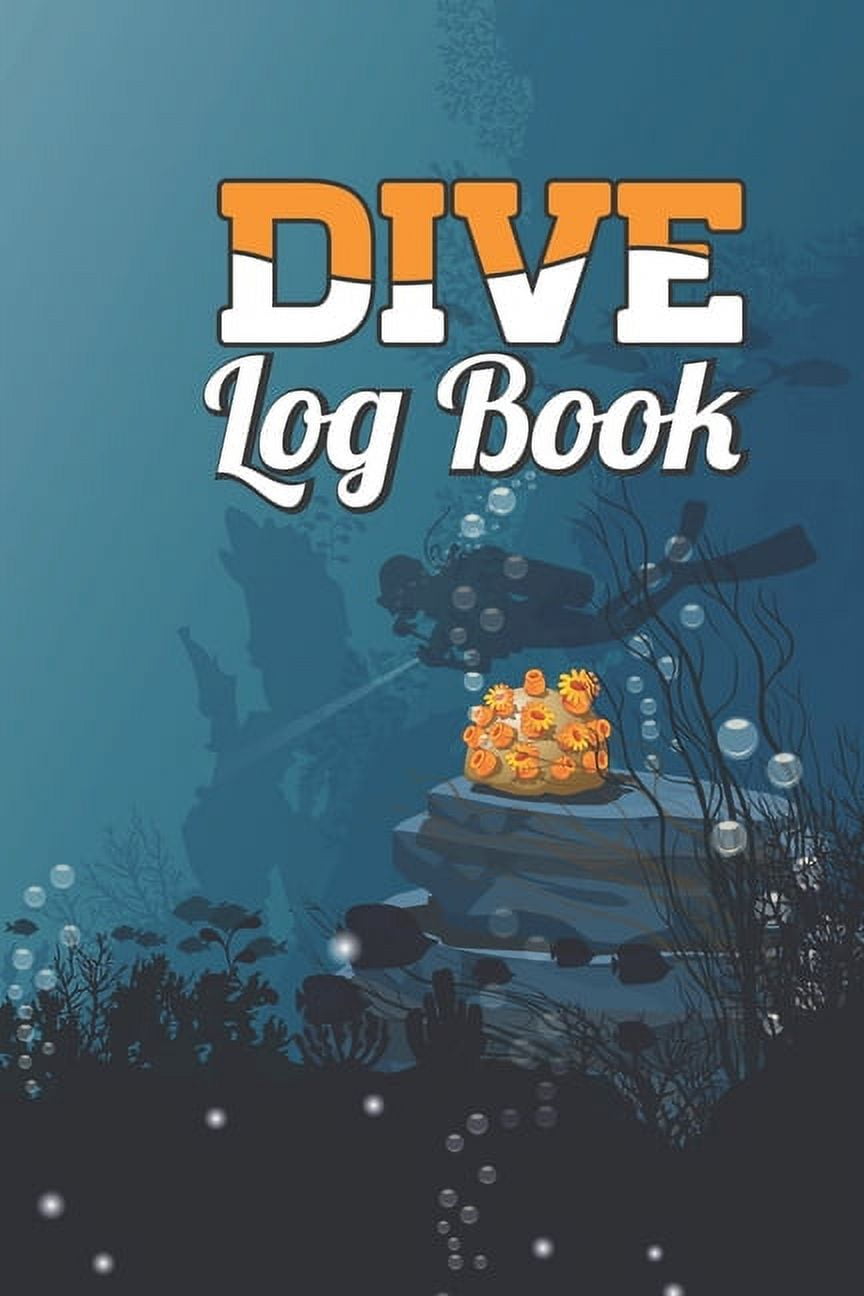 Dive Log Book Scuba Diving Logbook for Beginner, 100 Pages in 6" x 9