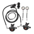 thumbnail image 1 of Dive Rite Sidemount Set 7' Right 22" Right with BAR SPG Regulator, 1 of 2