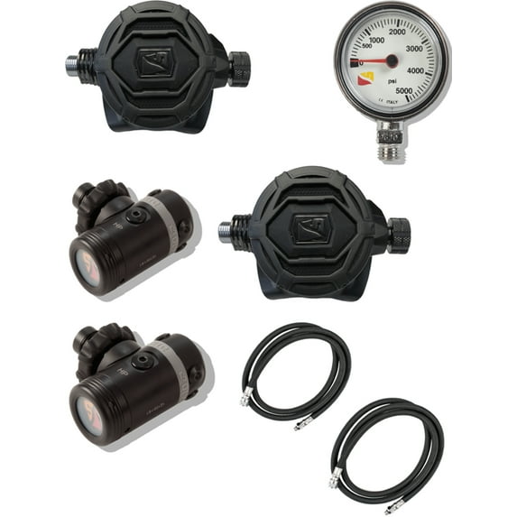 Dive Rite XT4 Doubles Regulator Package