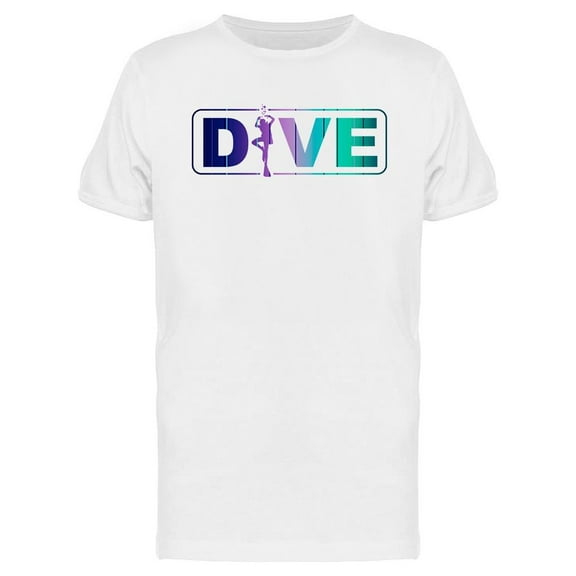 Dive Word T-Shirt Men -Image by Shutterstock, Male Small