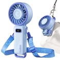 thumbnail image 1 of Diveblues Portable Turbo Fan, 100-Speed Rechargeable Handheld Fan with LED Display for Travel, Office and Outdoor Use, 1 of 9