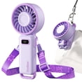 thumbnail image 1 of Diveblues Portable Turbo Fan, 100-Speed Rechargeable Handheld Fan with LED Display for Travel, Office and Outdoor Use, 1 of 9