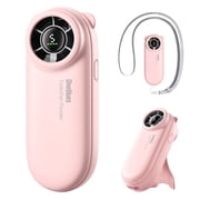 Diveblues Portable Handheld Fan - 2000mAh Turbo Mini Fan with 5-Speed Wind,8H Battery Life,Gift for Women Travel Outdoor Use