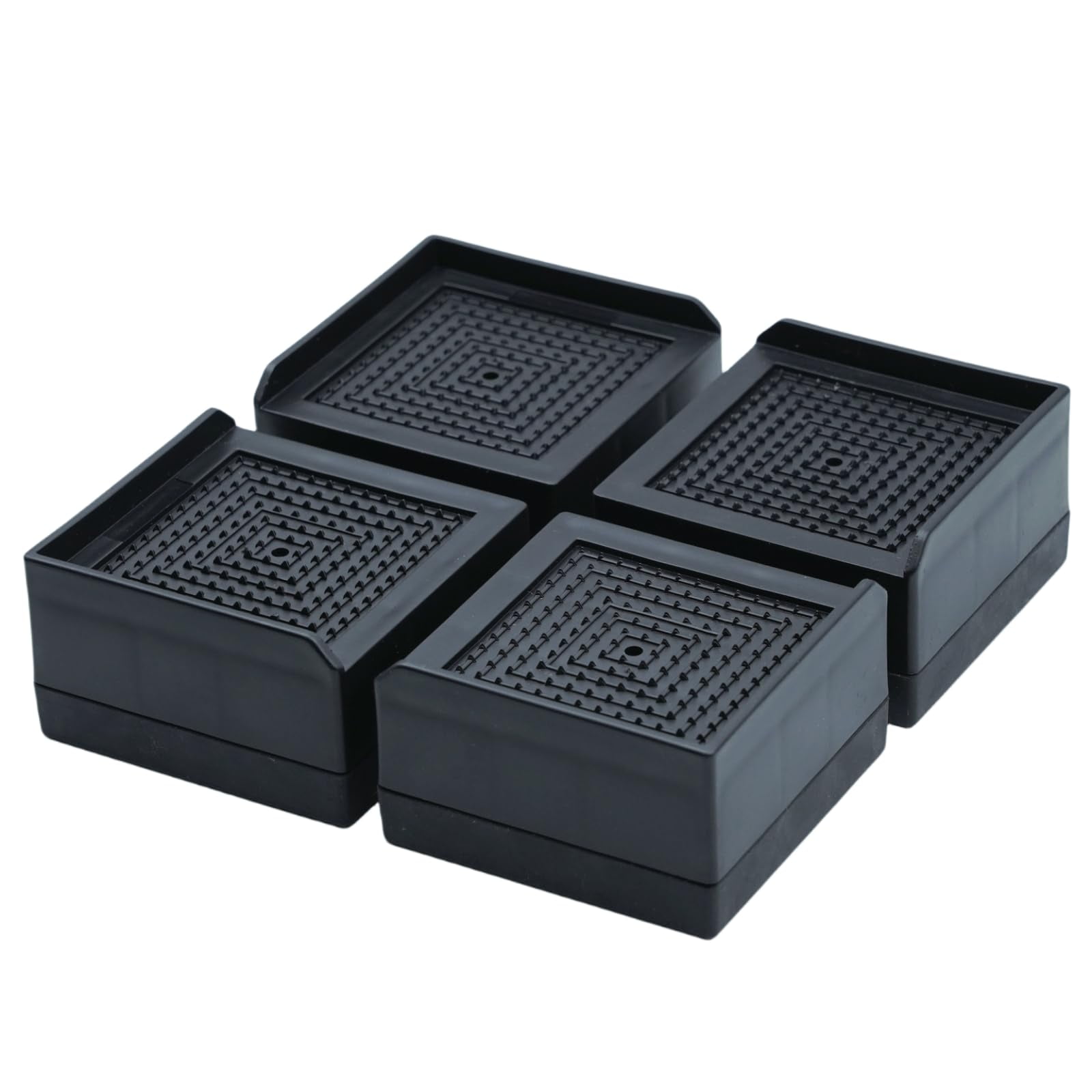 Diveken 1.5 Inch Furniture Risers, Bed Risers Heavy Duty, Square ...