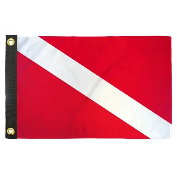 Diver 12X18In Boat Flag Scuba Diving Maritime Signal Sailing Yacht Boat Flag