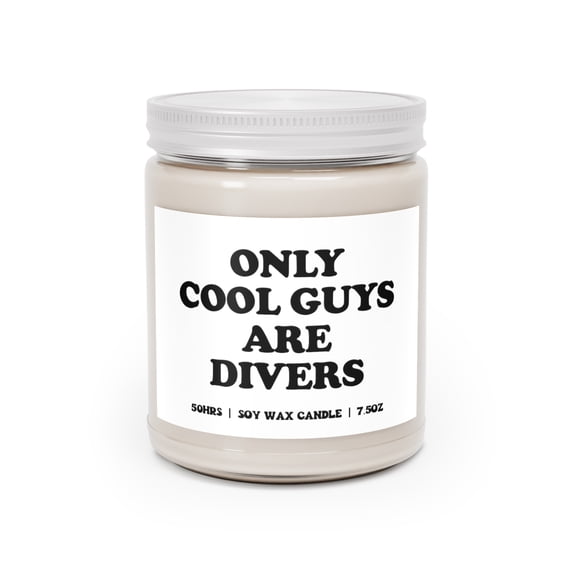 Diver Diving Candle Gifts House Office Decor Scented Vanilla Soy Wax