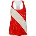 thumbnail image 1 of Diver Down Distressed Weathered Flag All Over Womens Work Out Tank Top Multi SM, 1 of 2