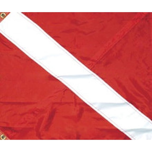 Diver Down Flag 120" x 96" Nylon Grommets Dive Flag Scuba Diving