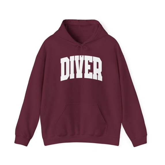 Diver Hoodie, Gifts, Hooded Sweatshirt