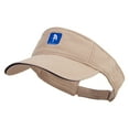 thumbnail image 1 of Diver Icon Embroidered Prostyle Cotton Twill Washed Visor - Khaki Navy OSFM, 1 of 5