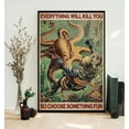 thumbnail image 1 of Diver Octopus everything will kill you so choose something fun 24 x 36 Inch Poster, 1 of 4