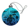 thumbnail image 1 of Diver Retro Ocean Sea Diving Acrylic Christmas Tree Holiday Ornament, 1 of 7