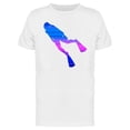 thumbnail image 1 of Diver With Background T-Shirt Men -Image by Shutterstock, Male 3X-Large, 1 of 2